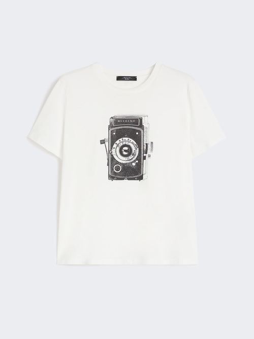 ピュアコットン Tシャツ 詳細画像 アイボリー 4