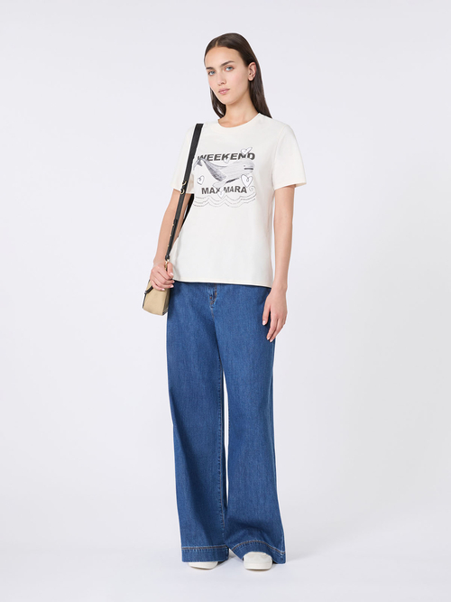 ピュアコットン Tシャツ 詳細画像 アイボリー 9