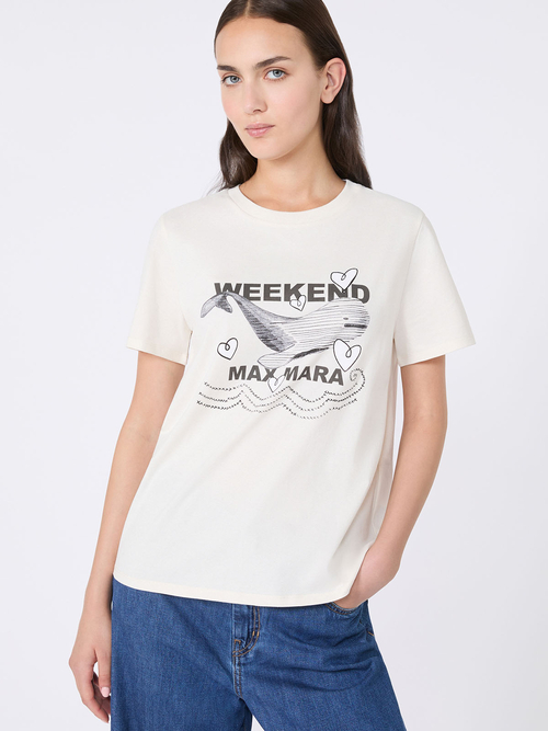 ピュアコットン Tシャツ 詳細画像 アイボリー 1