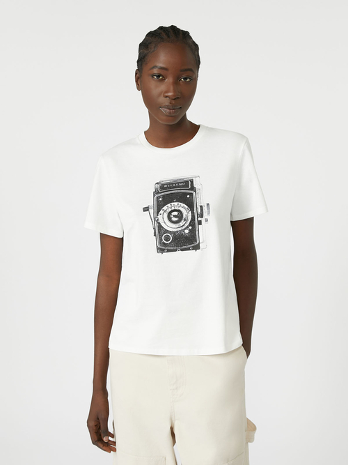 ピュアコットン Tシャツ 詳細画像 ホワイト 1