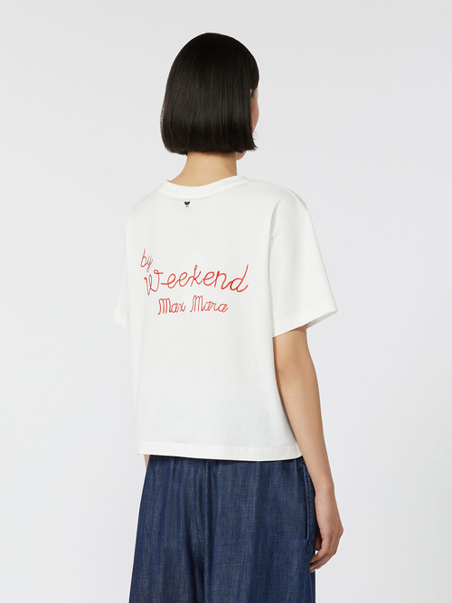 コットン プリント Tシャツ 詳細画像 ホワイト 3