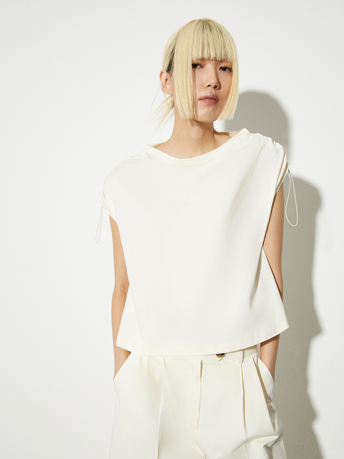 バイマテリアル Tシャツ 詳細画像 エクリュ 1