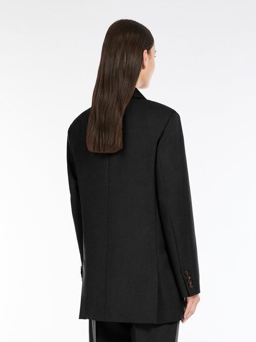 ウール モヘヤ シルク ジャケット 詳細画像 タバコブラウン 2