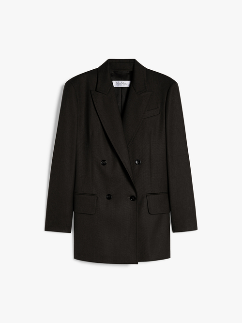 ウール モヘヤ シルク ジャケット 詳細画像 タバコブラウン 3