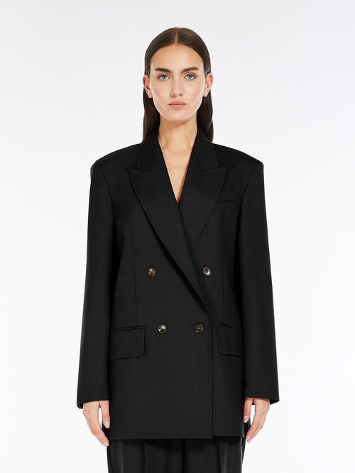 ウール モヘヤ シルク ジャケット 詳細画像 ブラック 1