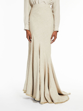 ピュア リネン マーメイド スカート