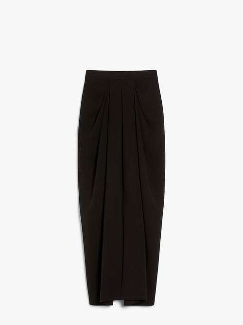 トリアセテート キャディ ロング スカート 詳細画像 ブラック 4