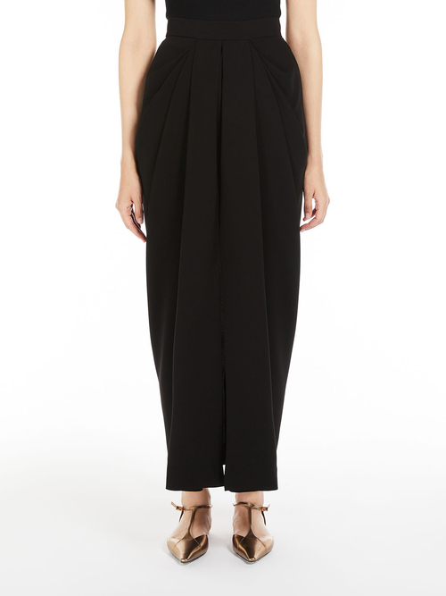 トリアセテート キャディ ロング スカート 詳細画像 ブラック 1