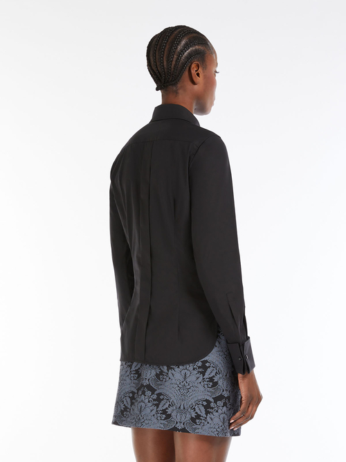 コットン メンズスタイル シャツ 詳細画像 ブラック 2