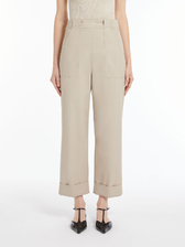 ピュア コットン ツイル パンツ