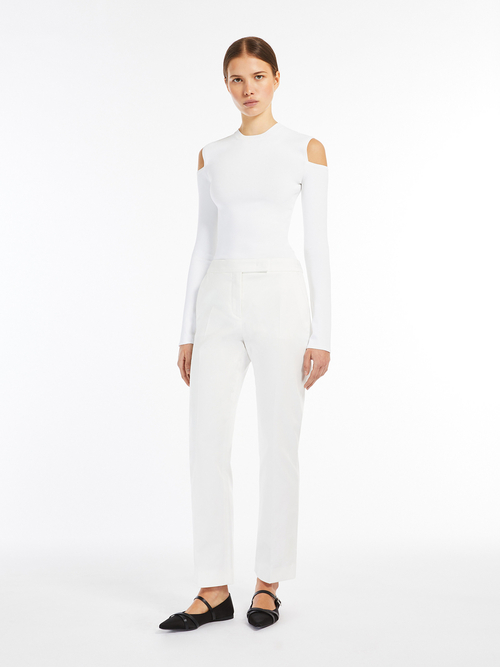 コットン サテン パンツ 詳細画像 ブラック 8