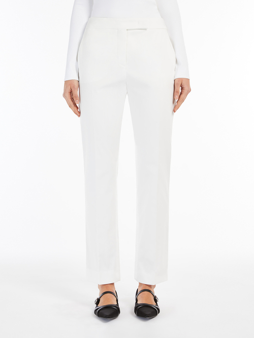 コットン サテン パンツ 詳細画像 ホワイト 1