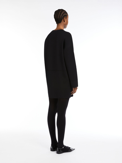 ビスコース  ニット ドレス 詳細画像 ブラック 2