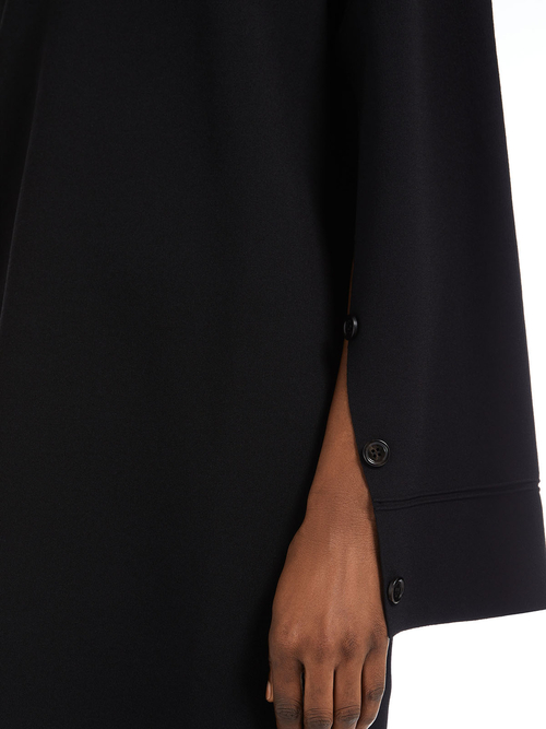 ビスコース  ニット ドレス 詳細画像 ブラック 3