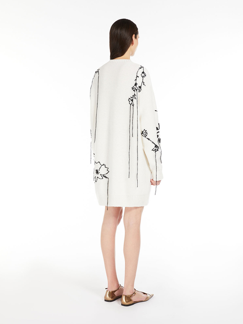 ウール カシミヤ ニット ドレス 詳細画像 ホワイト 2