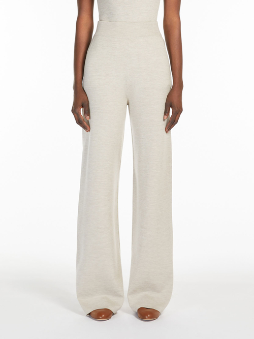 ウール ニット パンツ