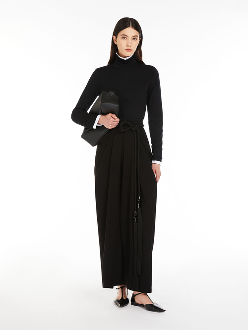 ピュア カシミヤ ハイネック ニット 詳細画像 ブラック 4