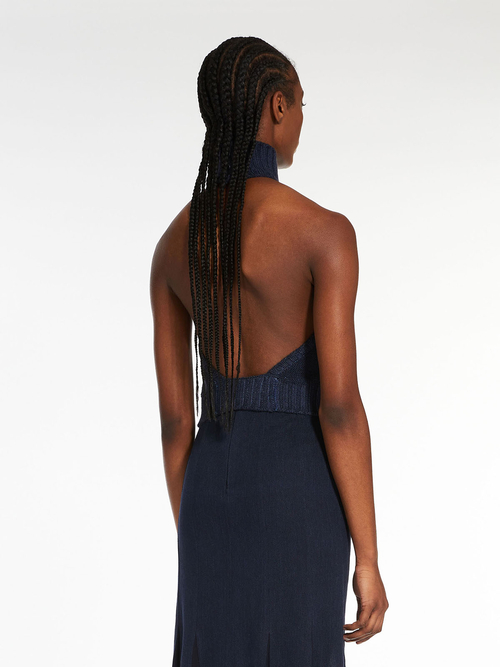 ピュア コットン ケーブル ニット 詳細画像 ウルトラマリン 2