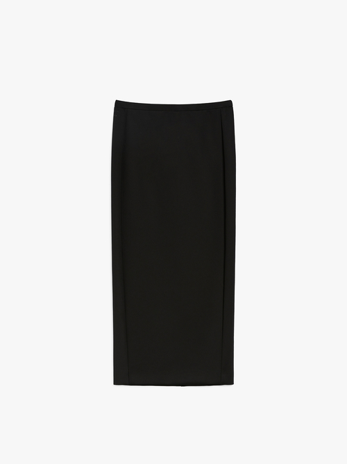 テクニカル  ジャージー ミディ スカート 詳細画像 ブラック 4