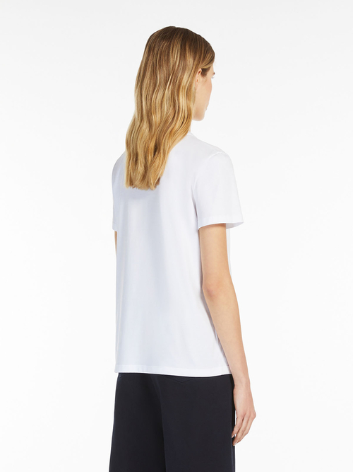 ピュア コットン Tシャツ 詳細画像 ホワイト&times;ブルー 2