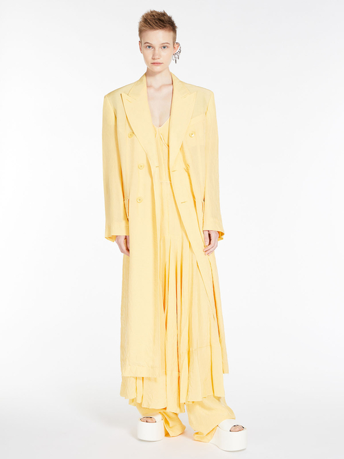 レーヨン ダブルブレスト コート 詳細画像 イエロー 6