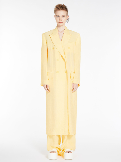 レーヨン ダブルブレスト コート