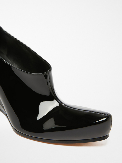 アンクルストラップ ウェッジ パンプス 詳細画像 ブラック 4