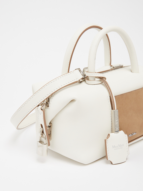 カーフレザー ダブル ハンドル バッグ 詳細画像 ホワイト 6