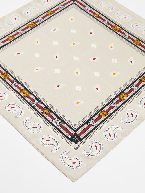 ピュア シルク スカーフ 詳細画像 ゴールド 4