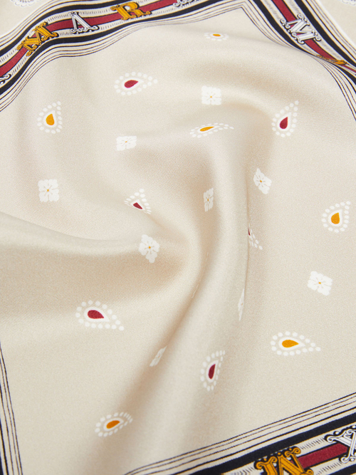 ピュア シルク スカーフ 詳細画像 ゴールド 5