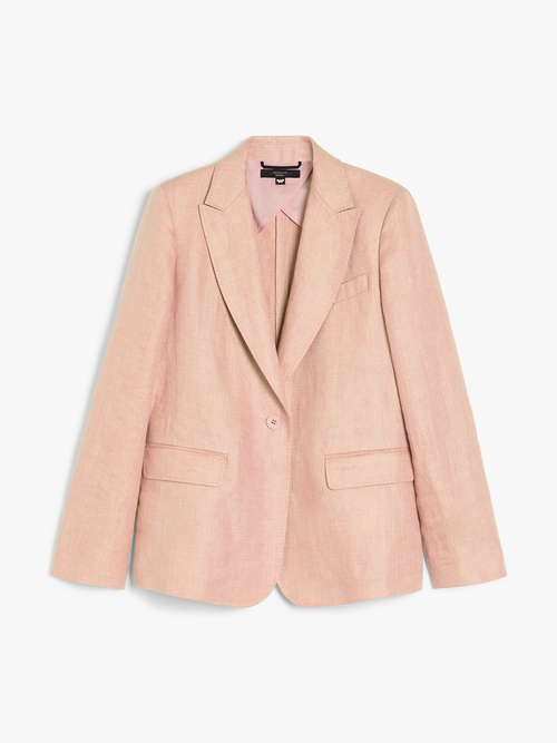 ウォッシュド リネン ブレザー 詳細画像 ピンク 4