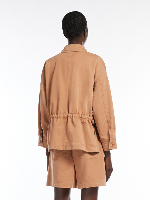 コットン リネン ドローストリング ジャケット 詳細画像 デザートベージュ 3