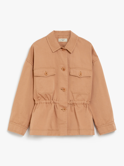 コットン リネン ドローストリング ジャケット 詳細画像 デザートベージュ 4