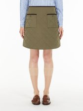 キルティング ショート スカート