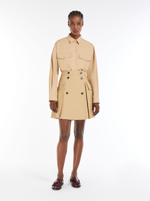 コットン ポプリン シャツ 詳細画像 ベージュ 6