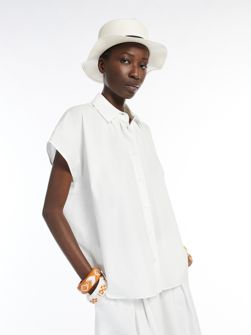 ルーズ フィッティング コットン シャツ　 詳細画像 ホワイト 1