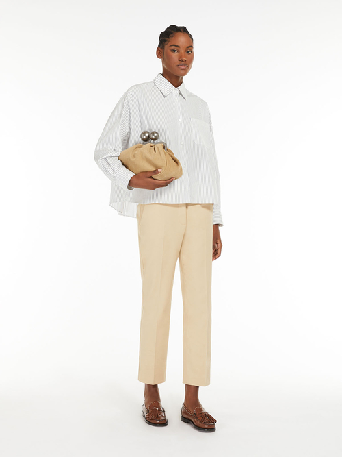 ストレッチ コットン シガレット パンツ 詳細画像 サンド 4