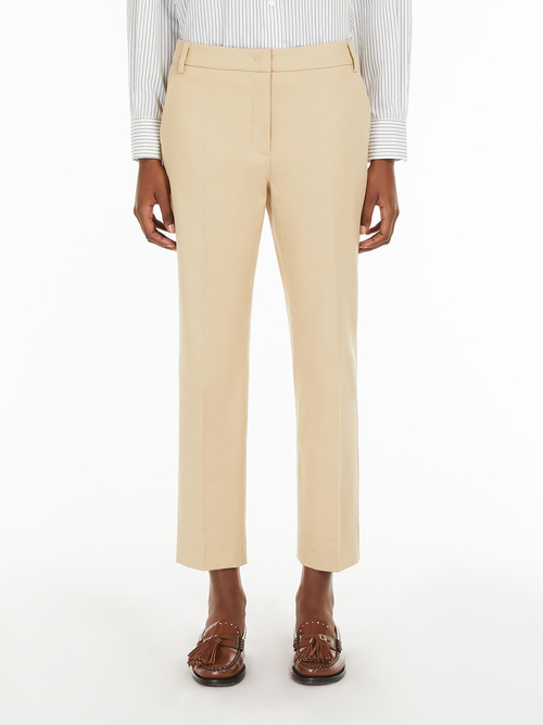 ストレッチ コットン シガレット パンツ