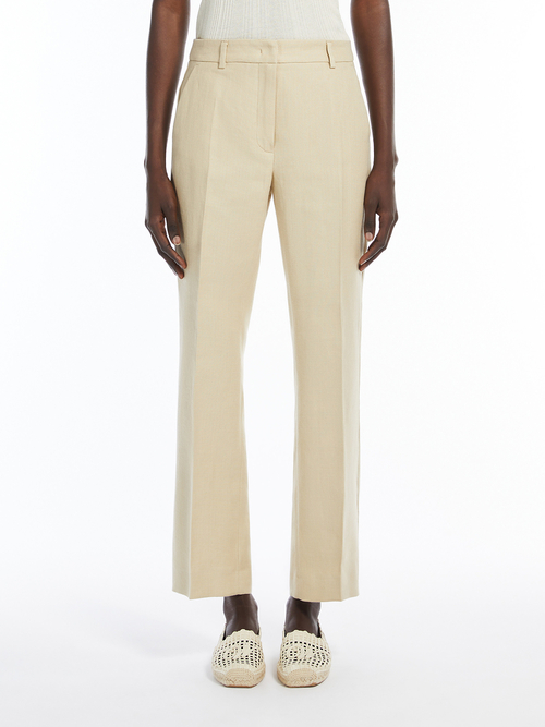 コットン リネン パンツ 詳細画像 サンド 1