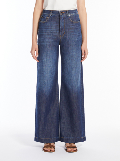 コットン リネン デニム 詳細画像 ネイビー 1