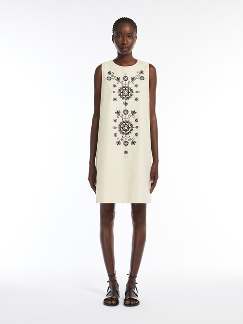 コットン リネン キャンバス ドレス 詳細画像 アイボリー 1