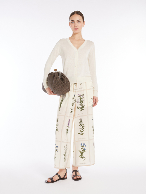 シルク リネン カーディガン 詳細画像 エクリュ 5