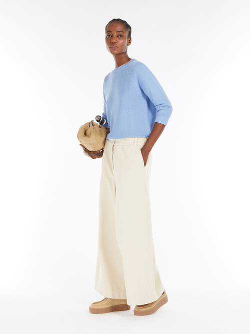 ピュア コットン ニット 詳細画像 スカイブルー 10