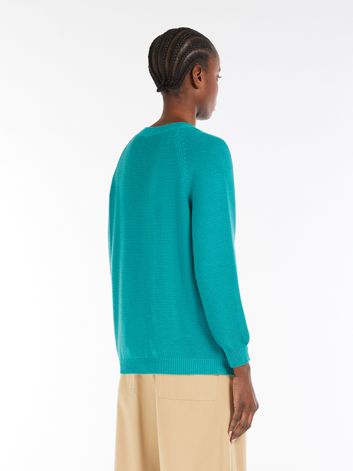 ピュア コットン ニット 詳細画像 スカイブルー 2