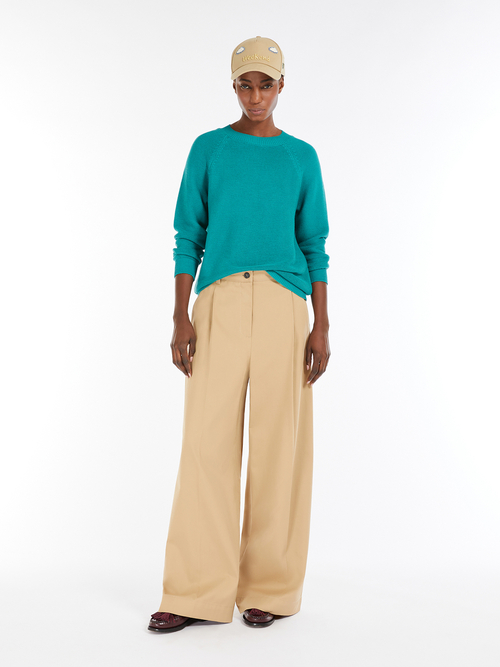 ピュア コットン ニット 詳細画像 スカイブルー 5