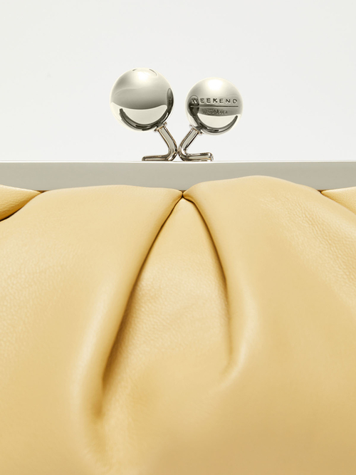 スモール ナッパレザー パスティチーノ バッグ 詳細画像 マスタード 8