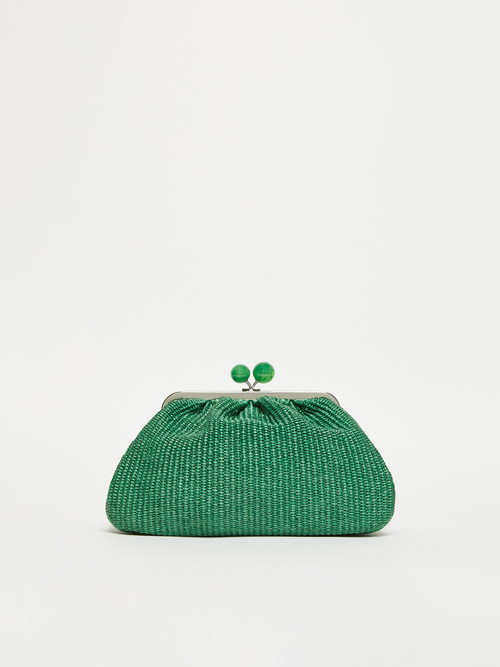 ラフィア エフェクト ミディアム パスティチーノ バッグ 詳細画像 グリーン 3