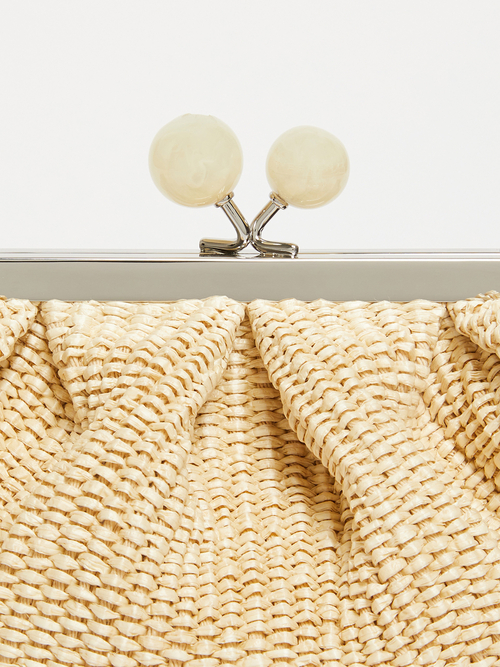 ラフィア エフェクト スモール パスティチーノ バッグ 詳細画像 ピンク 10