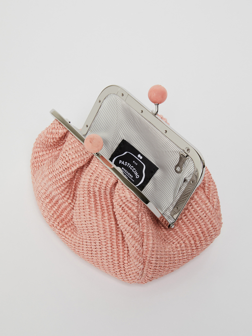 ラフィア エフェクト スモール パスティチーノ バッグ 詳細画像 ピンク 6