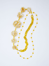 ダブルチェーン モチーフ ネックレス